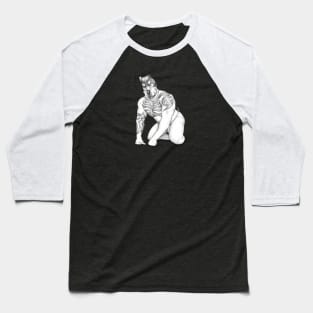 Human muscle pup Baseball T-Shirt